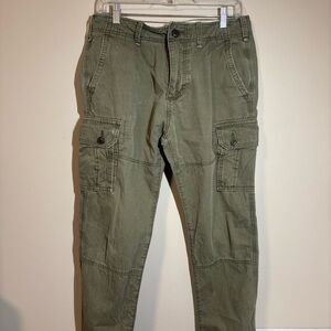 Abercrombie & Fitch Men's Green Cargo Pants